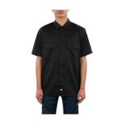 Dickies Short Sleeve Shirts Black, Herr