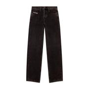 Diesel Straight Jeans Black, Herr