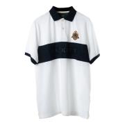 Hackett Panel Polo Shirt White, Herr