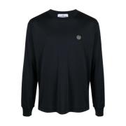 Stone Island Long Sleeve Tops Blue, Herr