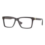 Versace Transparent Grey Eyewear Frames Gray, Unisex