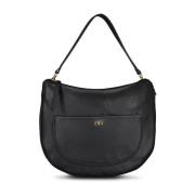 Abro Shoulder Bags Black, Dam