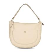 Abro Shoulder Bags Beige, Dam