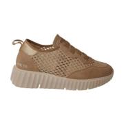 Pedro Miralles Beige Weekend Dam Sportig Sneaker Beige, Dam