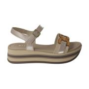 Pedro Miralles Flat Sandals Gray, Dam