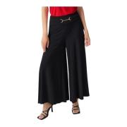 Joseph Ribkoff Wide Trousers Black, Dam