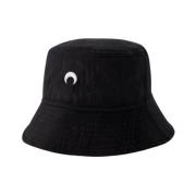 Marine Serre Hats Black, Dam