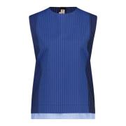 Marni Sleeveless Tops Blue, Dam