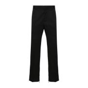 Off White Straight Trousers Black, Herr