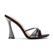 D'Accori Heeled Mules Black, Dam