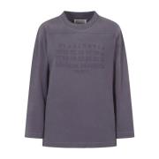 Maison Margiela Sweatshirt Kollektion Purple, Dam