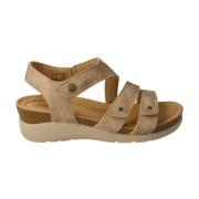 Clarks Flat Sandals Yellow, Dam