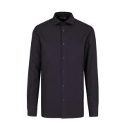 Emporio Armani Casual Shirts Blue, Herr