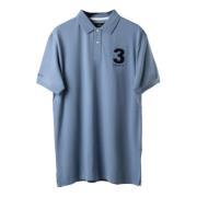 Hackett Heritage Number Polo Shirt Blue, Herr