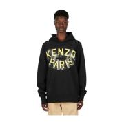 Kenzo Sweatshirts Hoodies Black, Herr