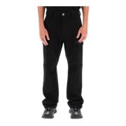 Versace Modern Straight Denim Byxor Black, Herr