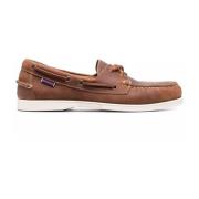 Sebago Docksides Portland Båtskor Brown, Herr