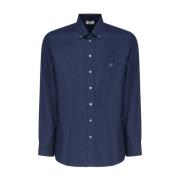 Etro Casual Shirts Blue, Herr