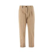 Peserico Trousers Beige, Dam