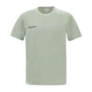 Woolrich Retro Safari Grön Rund Hals T-shirt Green, Herr