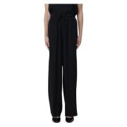 Giorgio Armani Wide Trousers Black, Dam