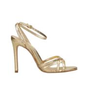 Schutz High Heel Sandals Beige, Dam