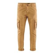 BomBoogie Slim Fit Cargo Byxor Beige, Herr