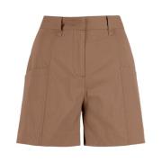 BomBoogie Bomull Khaki Shorts Beige, Dam