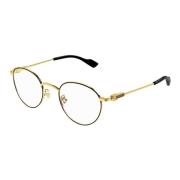 Gucci Stiliga Gg1222O 001 Glasögon Yellow, Unisex