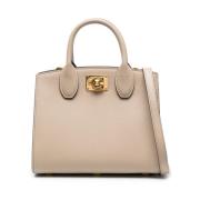 Salvatore Ferragamo Shoulder Bags Beige, Dam