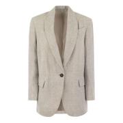 Brunello Cucinelli Blazers Gray, Dam