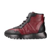 Wonders Lace-up Boots Red, Dam