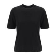 Moncler T-Shirts Black, Dam