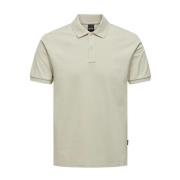 Only & Sons Klassisk Polo Gray, Herr