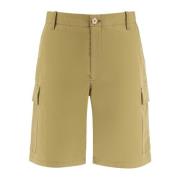 Kenzo Cargo Shorts med arbetskläder-inspirerat design Green, Herr