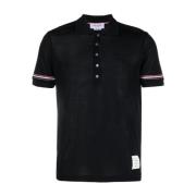 Thom Browne Polo Shirts Blue, Herr