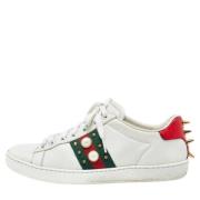 Gucci Vintage Pre-owned Laeder sneakers Multicolor, Dam