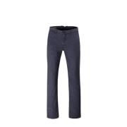 Moorer Slim-Fit Chinos i Levanzo-stil Blue, Herr