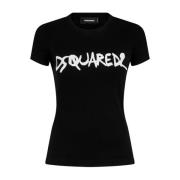 Dsquared2 T-Shirts Black, Dam