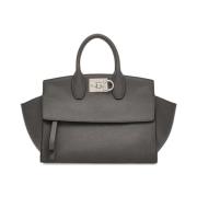 Salvatore Ferragamo Handbags Gray, Dam