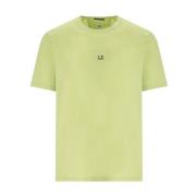 C.p. Company Lätt Jersey Vit Päron T-shirt Green, Herr