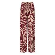 Essentiel Antwerp Wide Trousers Red, Dam