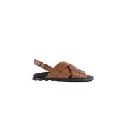 Tod's Flat Sandals Brown, Dam