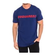 Dsquared2 T-Shirts Blue, Herr