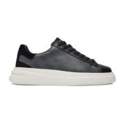 Guess Multi Läder Sneakers - Elba Black, Herr