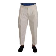 Dolce & Gabbana Slim-fit Trousers White, Herr