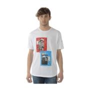 Daniele Alessandrini Sweatshirt T-Shirt Combo White, Herr