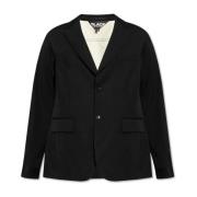 Comme des Garçons Blazer med vintage effekt Black, Herr