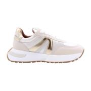 Alexander Smith Plommonfärgad Sneaker för modeframåt kvinnor Beige, Da...