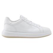 Woolrich Vita lädersneakers med avtagbar innersula White, Herr